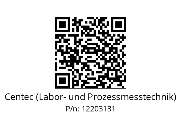   Centec (Labor- und Prozessmesstechnik) 12203131