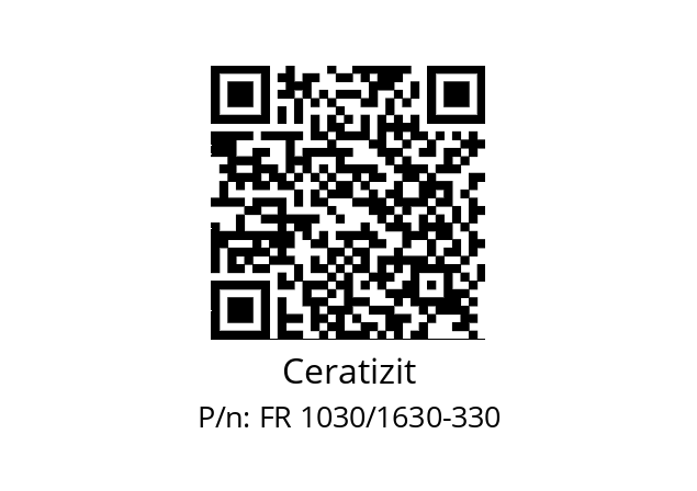   Ceratizit FR 1030/1630-330