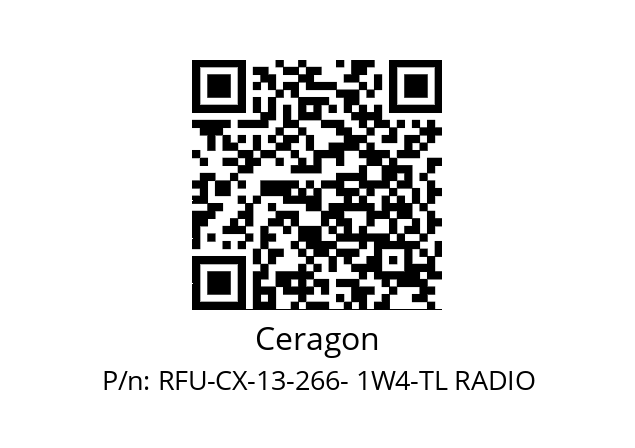   Ceragon RFU-CX-13-266- 1W4-TL RADIO