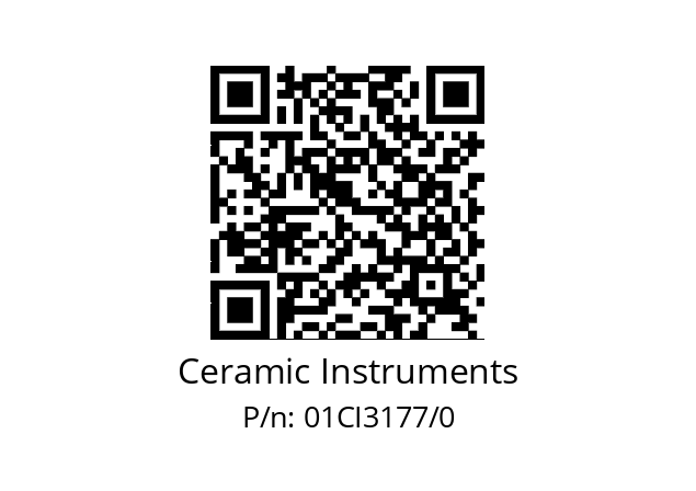   Ceramic Instruments 01CI3177/0