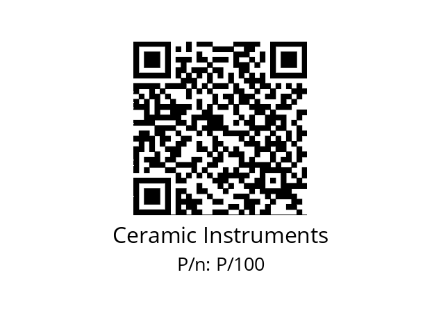   Ceramic Instruments P/100