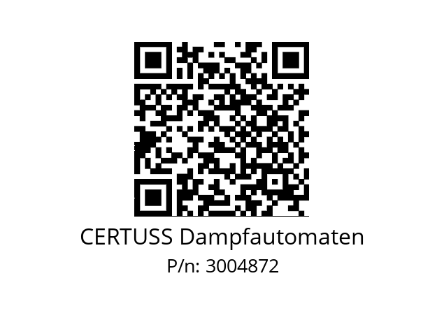   CERTUSS Dampfautomaten 3004872