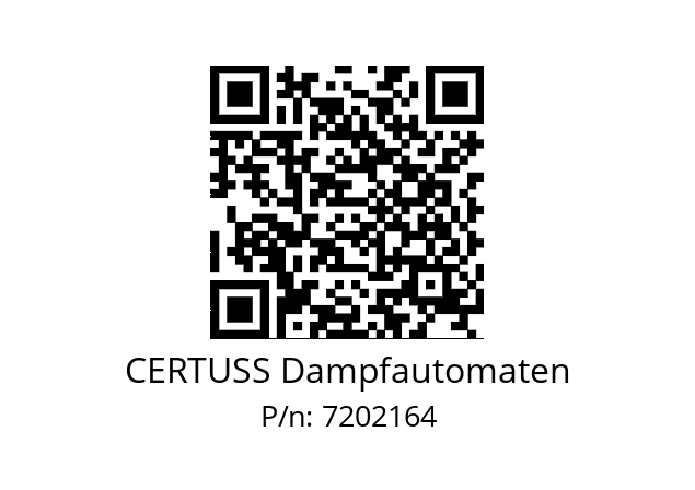   CERTUSS Dampfautomaten 7202164