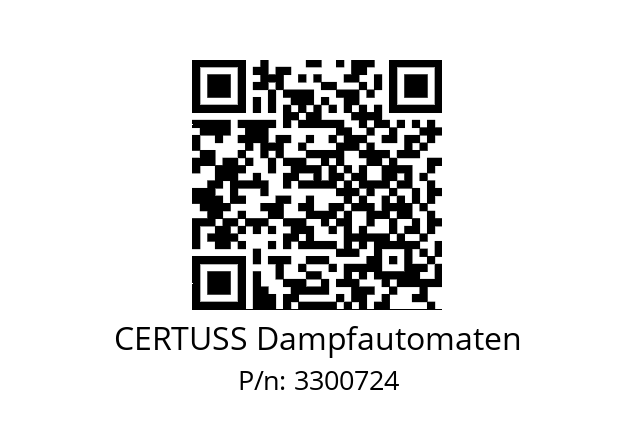   CERTUSS Dampfautomaten 3300724