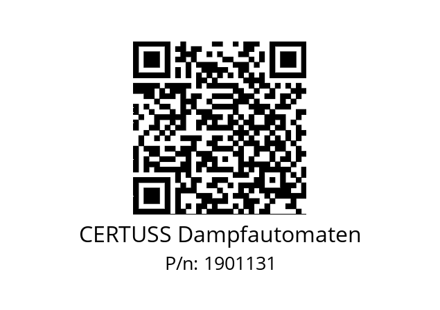   CERTUSS Dampfautomaten 1901131