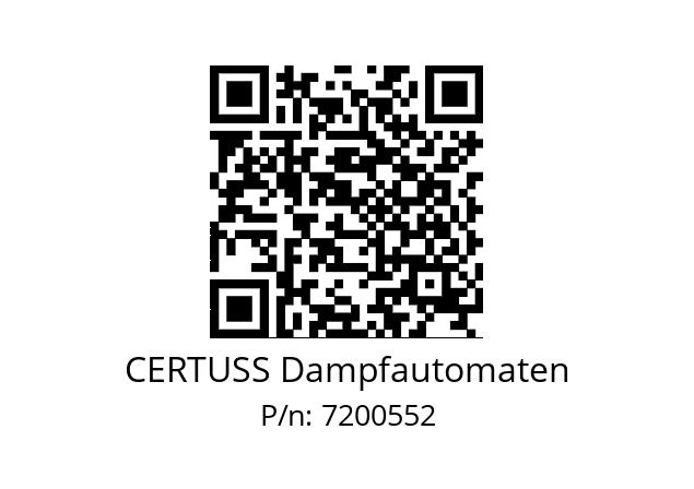   CERTUSS Dampfautomaten 7200552