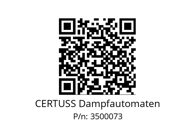   CERTUSS Dampfautomaten 3500073