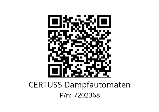   CERTUSS Dampfautomaten 7202368