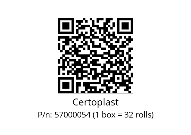   Certoplast 57000054 (1 box = 32 rolls)