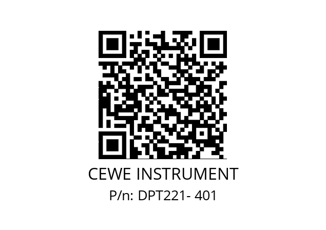   CEWE INSTRUMENT DPT221- 401