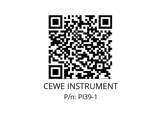   CEWE INSTRUMENT PI39-1