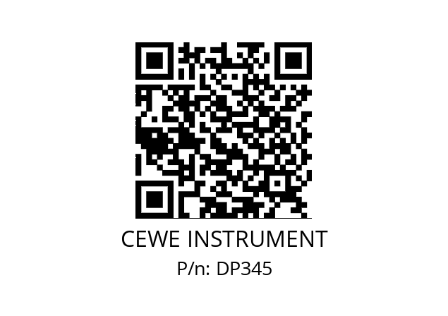   CEWE INSTRUMENT DP345