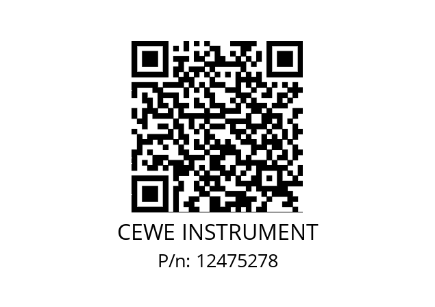   CEWE INSTRUMENT 12475278