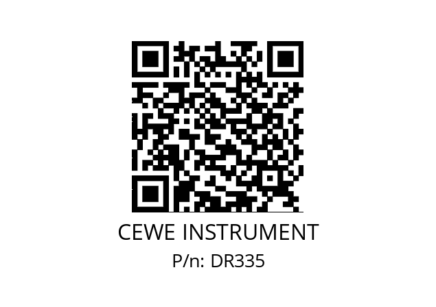   CEWE INSTRUMENT DR335