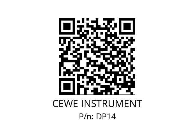   CEWE INSTRUMENT DP14