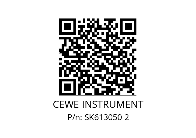   CEWE INSTRUMENT SK613050-2