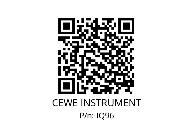   CEWE INSTRUMENT IQ96