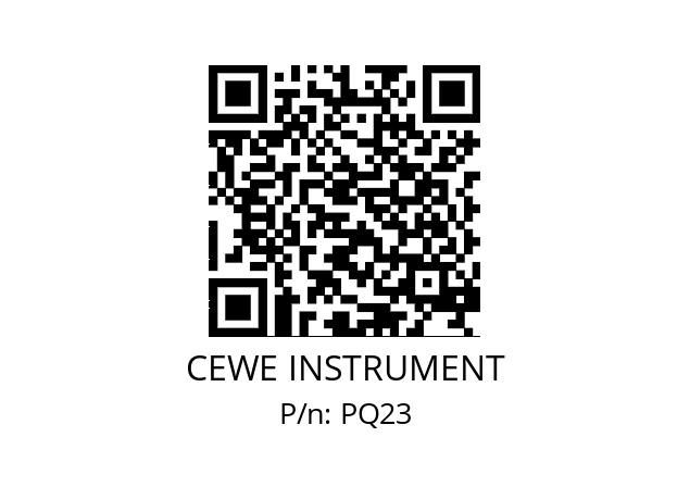   CEWE INSTRUMENT PQ23