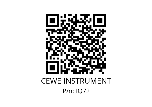   CEWE INSTRUMENT IQ72