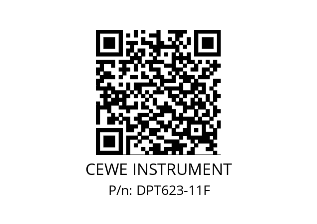   CEWE INSTRUMENT DPT623-11F