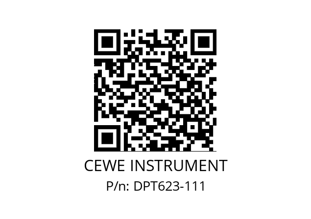   CEWE INSTRUMENT DPT623-111