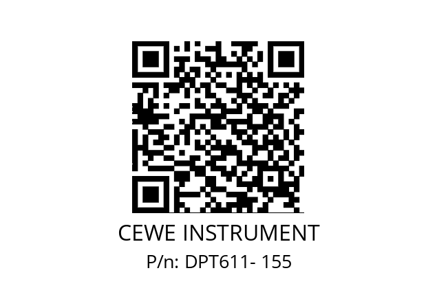   CEWE INSTRUMENT DPT611- 155