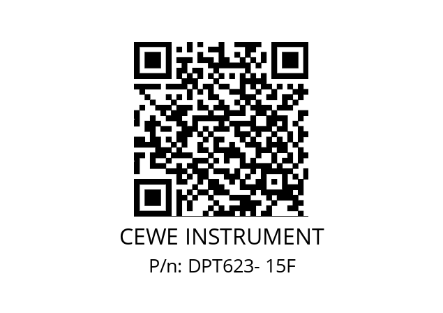   CEWE INSTRUMENT DPT623- 15F