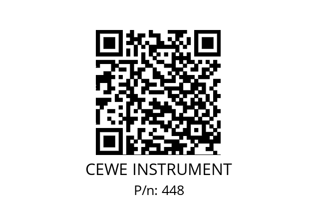   CEWE INSTRUMENT 448