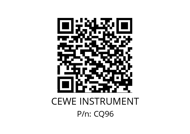   CEWE INSTRUMENT CQ96