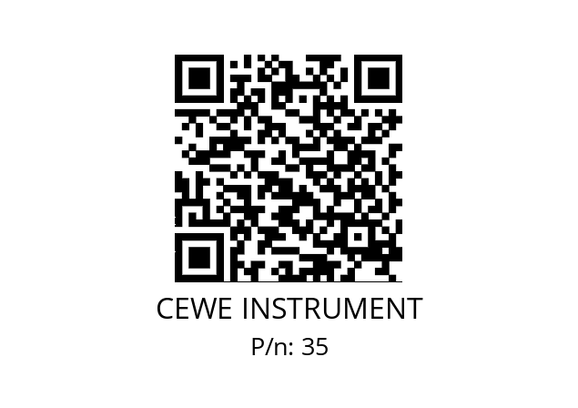   CEWE INSTRUMENT 35