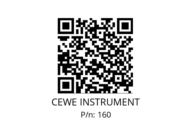   CEWE INSTRUMENT 160