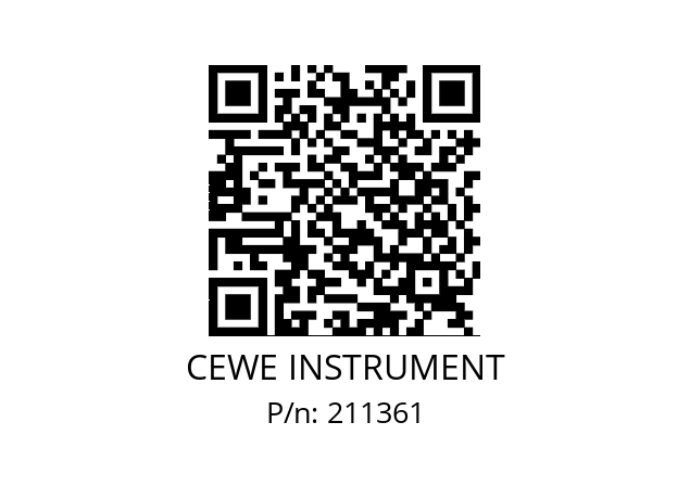   CEWE INSTRUMENT 211361