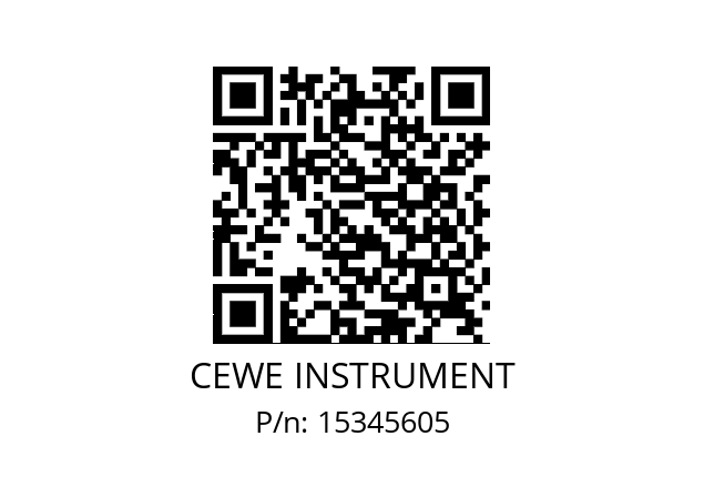  DU01 CEWE INSTRUMENT 15345605