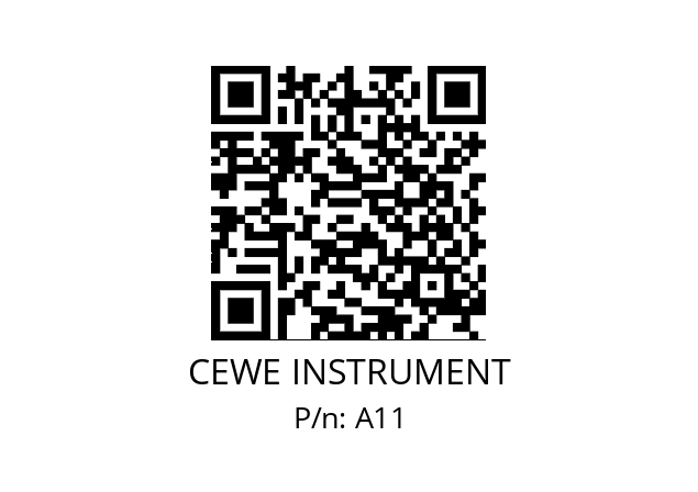   CEWE INSTRUMENT A11