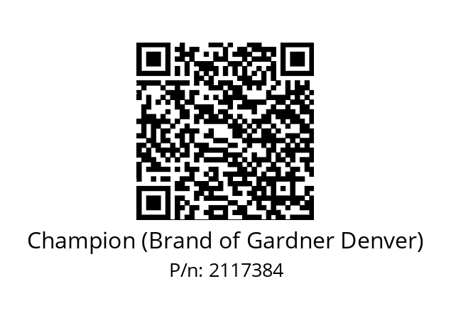   Champion (Brand of Gardner Denver) 2117384