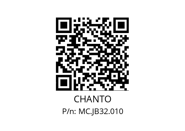   CHANTO MC.JB32.010