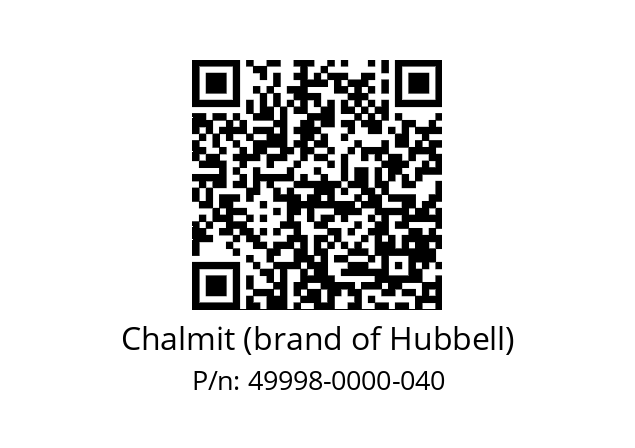 Ballast  Chalmit (brand of Hubbell) 49998-0000-040