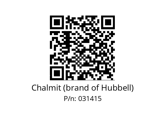   Chalmit (brand of Hubbell) 031415