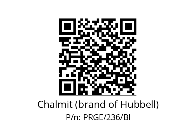   Chalmit (brand of Hubbell) PRGE/236/BI