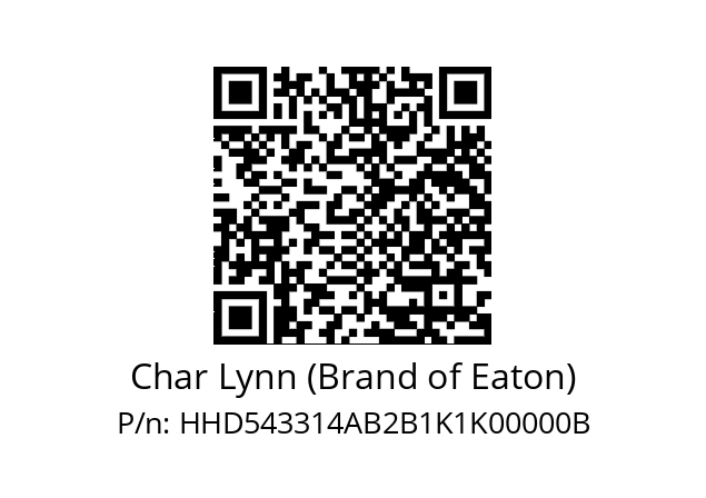   Char Lynn (Brand of Eaton) HHD543314AB2B1K1K00000B