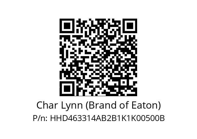   Char Lynn (Brand of Eaton) HHD463314AB2B1K1K00500B