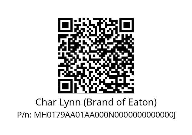   Char Lynn (Brand of Eaton) MH0179AA01AA000N0000000000000J