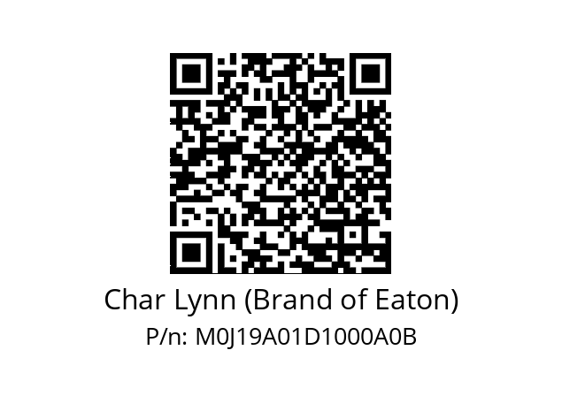   Char Lynn (Brand of Eaton) M0J19A01D1000A0B