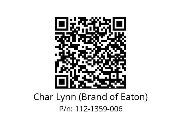   Char Lynn (Brand of Eaton) 112-1359-006