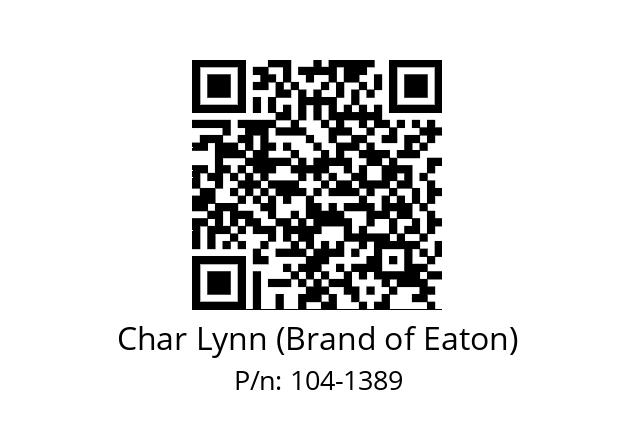   Char Lynn (Brand of Eaton) 104-1389