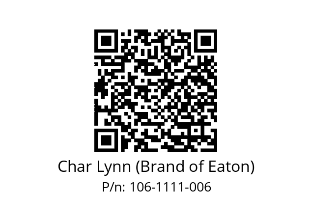   Char Lynn (Brand of Eaton) 106-1111-006