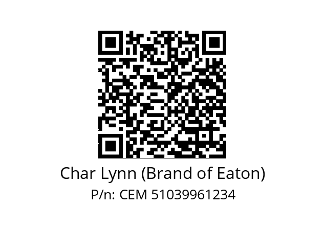   Char Lynn (Brand of Eaton) CEM 51039961234