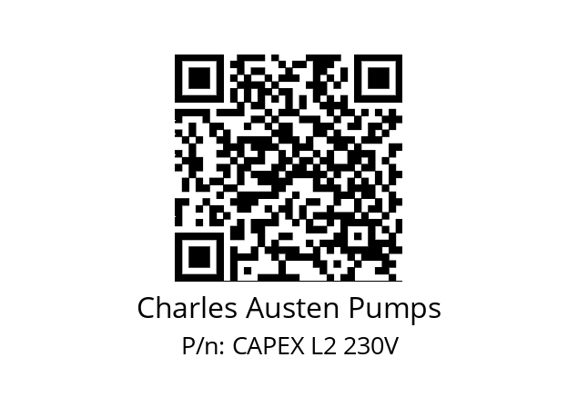   Charles Austen Pumps CAPEX L2 230V