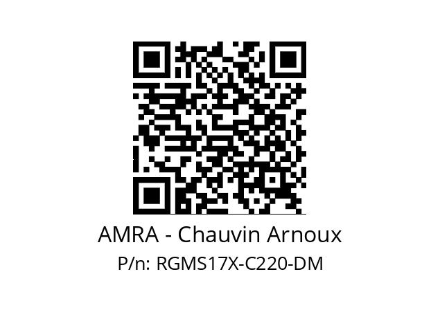   AMRA - Chauvin Arnoux RGMS17X-C220-DM