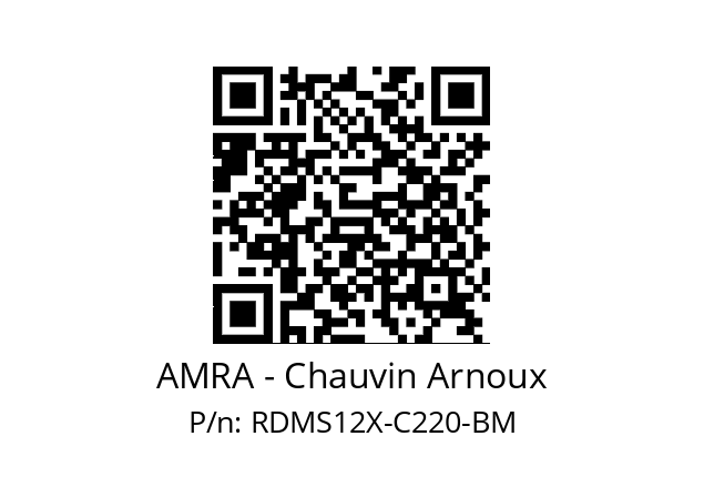   AMRA - Chauvin Arnoux RDMS12X-C220-BM